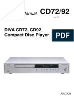 Arcam CD72 CD92 Service PDF