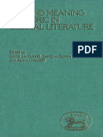 David J. A. Clines, David M. Gunn, Alan J. Hauser Art and Meaning Rhetoric in Biblical Literature JSOT Supplement 1982 PDF