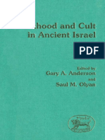 Gary A. Anderson, Saul M. Olyan Priesthood and Cult in Ancient Israel JSOT Supplement Series 1991 PDF