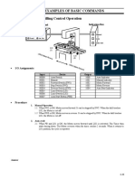 Application Examples of Basic Commands Application #4: Drilling Control Operation