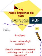 Analisi Linguistica Dei Testi