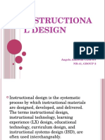 Instructiona L Design: Angelu Adlawan UDM-SN NR-41, GROUP 2