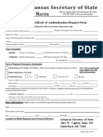 Arkansas Apostille Request Form