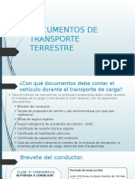 Documentos de Transporte Terrestre