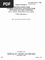 Specification For Fabricated PVC Fittings For Potable Water Supplies