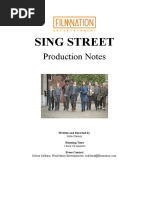 SING STREET Production Notes