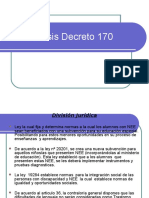 Análisis Decreto 170