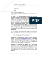 Contestación de Rosselló A Carta de La Junta de Control Fiscal