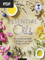 Essential Oils - All Natural Remedies and Recipes For Your Mind, Body and Home - 1st Edition (2016)