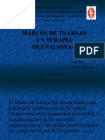 Marcos de Trabajo en Terapia Ocupacional Borrador