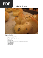 Garlic Knots