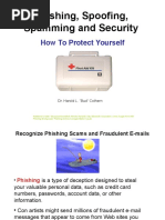 Phishing, Spoofing, Spamming and Security: How To Protect Yourself