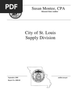 City of St. Louis Supply Division: Susan Montee, CPA