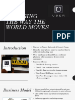 Uber - Changing The Way The World Moves