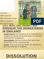 Dissolution of Monasteries