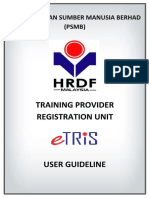 Training Provider General Guideline