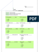 Simple Present - Worksheet