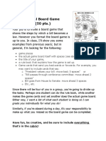 Bill To Law Game Instructions and Rubric