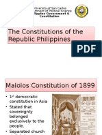 The Constitutions of The Republic Philippines