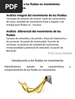 Int Fluidos Movimiento Analisis Integral Analisis Dif