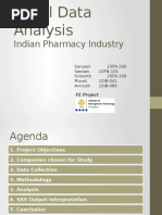 Panel Data Analysis: Indian Pharmacy Industry