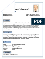 Bashar AL Bawwab Resume PDF