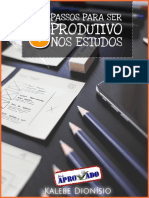 5 Passos para Ser Produtivo Nos Estudos