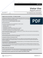 Application: Visitor Visa