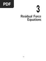 Residual Force Equations