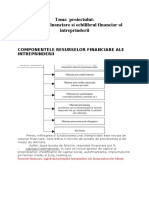 Componentele Resurselor Financiare Ale Intreprinderii