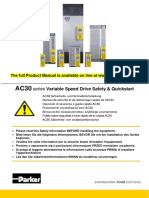 Parker AC30 Quick Start Guide