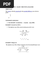 Circuit Theory For ECE