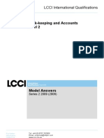 Book-Keeping and Accounts Level 2/series 2-2009