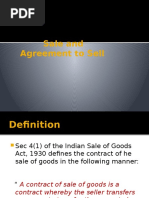 Sale and Agreement To Sell