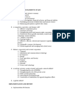 Characteristics and Elements of Aec