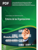 Cuaderno de Trabajo - Entorno de Las Organizaciones - UNAM