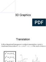 3D Graphics and Projections