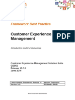 GB962 Customer Experience Management Introduction and Fundamentals R16.0.0