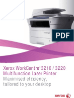 Xerox Workcentre 3210 / 3220 Multifunction Laser Printer: Maximised Effi Ciency, Tailored To Your Desktop