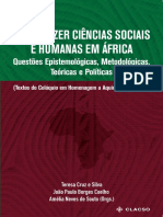 Como Fazer Ciências Humanas e Sociais em África