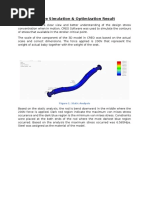 CREO Software Simulation & Optimization Result: Figure 1: Static Analysis