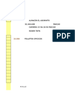 Base de Datos Clientes Colpatex Contabilidad