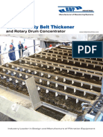 GBT Gravity Belt Thickener and Rotary Drum Concentrator Brochure - BDP Industries