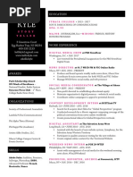 Kelli Kyle Media Resume