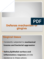 Defense Mechanism of Gingiva