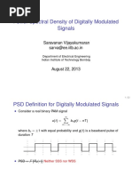 PSD of Modulated Signals