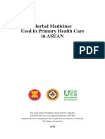 Herbal Medicines Used in PHC in ASEAN-For ASEC