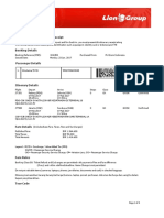 Lion Air Eticket Itinerary / Receipt: 10000yri 40000D5 77200id1