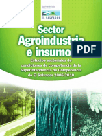 Estudio Sobre Caracterización Del Sector Azucarero en El Salvador, 2008