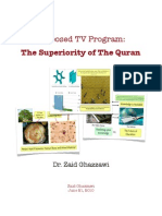 A Proposal To A New TV Program by Dr. Zaid Ghazzawi